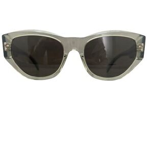New! Authentic Celine Green/Gray/Clear  Sunglasses